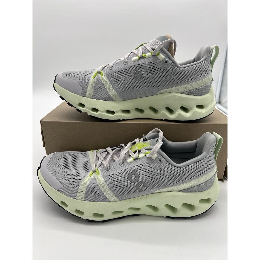 On Cloudsurfer Women's Size 8 Frost/Lima Trail Sh… - image 1